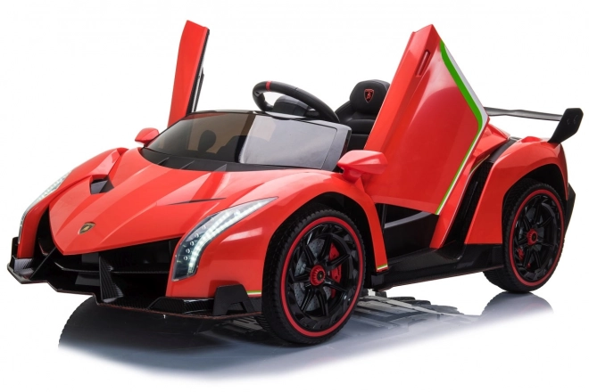 Rotes Auto Lamborghini Veneno
