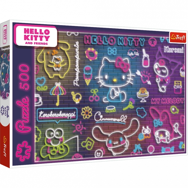 Neon Hello Kitty Puzzle 500 Teile