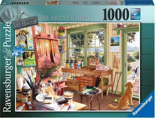 Ravensburger Puzzle Mein Rückzugsort: Gartenatelier 1000 Teile