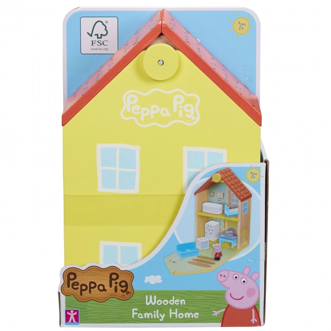 Holzhaus Familie Peppa Pig