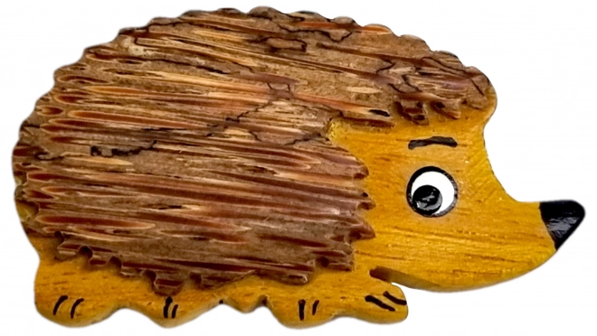 Großer Magnet aus Holz Igel