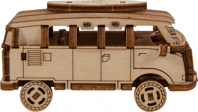 3D-Holzpuzzle Superfast Minibus Retro