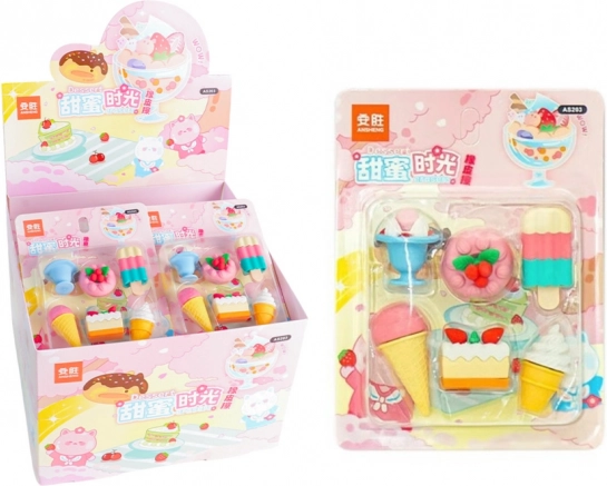 Set Radiergummis Sweets 6 Stk.