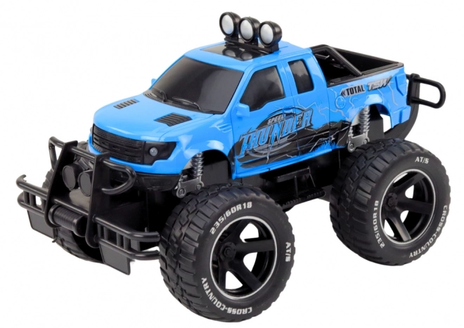 Ferngesteuertes Geländewagen 1:14 Blau mit Gummireifen