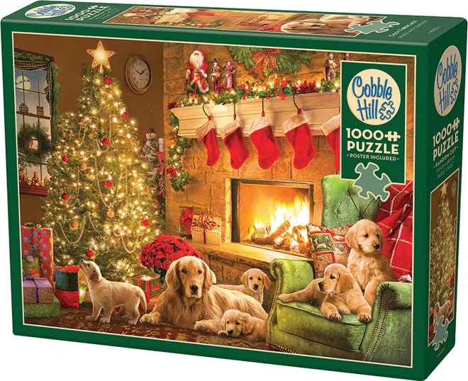 Gemütliches Kamin Puzzle 1000 Teile