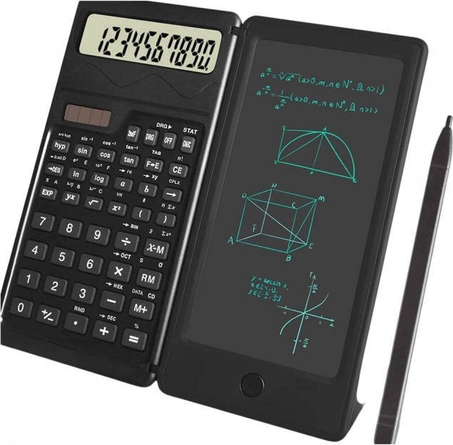 Wissenschaftlicher Taschenrechner mit Solarenergie und LCD-Block