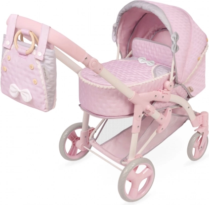 Klapbarer Puppenwagen 3-in-1 mit Tragetasche Sophie 75 cm