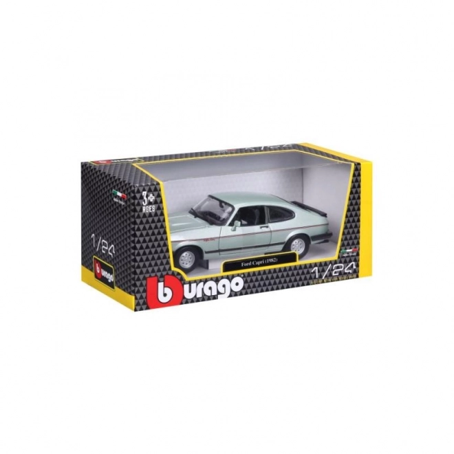 Bburago Ford Capri 1982 Modellauto hellgrün