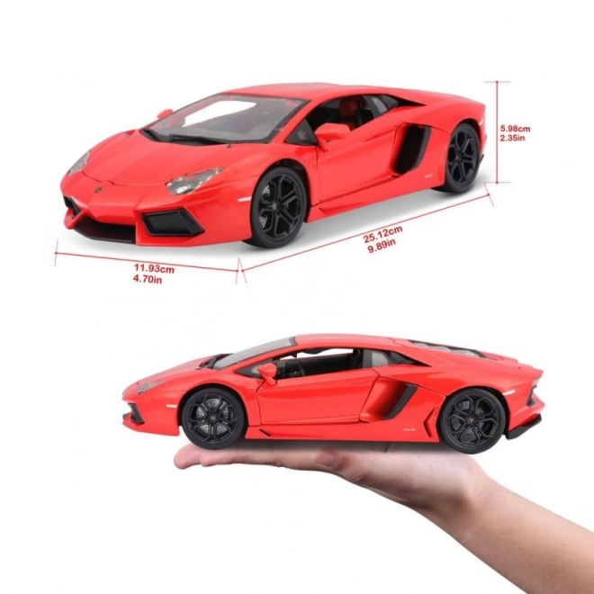 Lamborghini Aventador LP700-4 Modellauto in Metallisch Orange