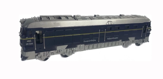 Spielzeuglokomotive mit Licht und Sound