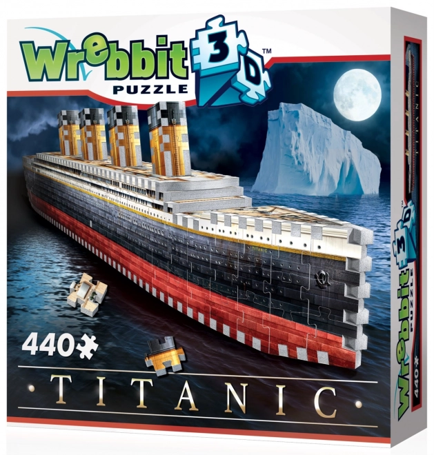 3D-Puzzle Titanic von Wrebbit, 440 Teile