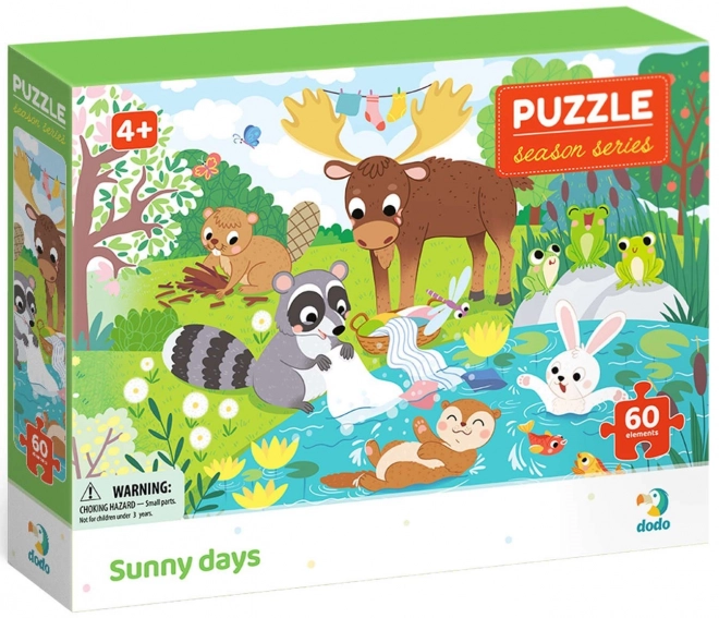 Puzzle Jahreszeiten: Sonnige Tage 60 Teile