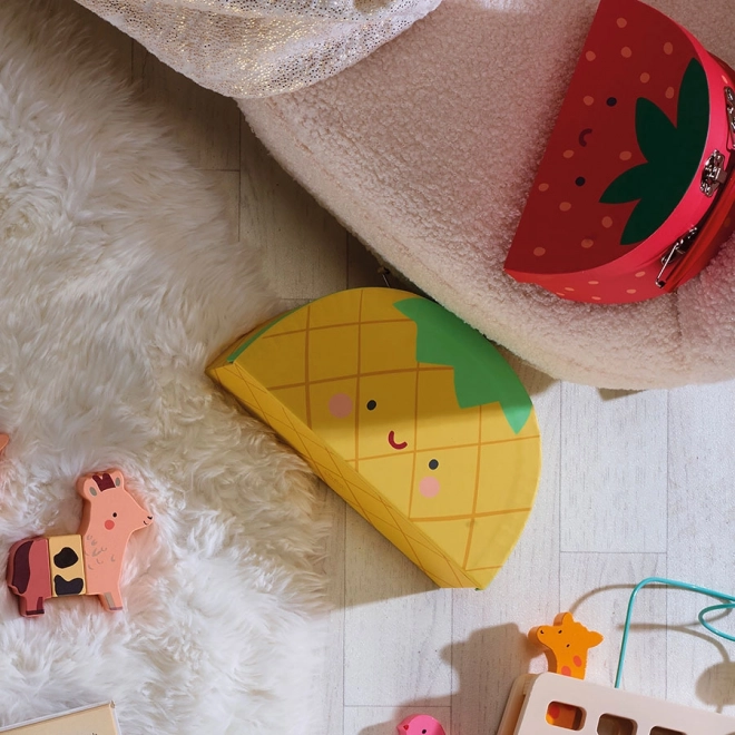 Vilac Set von 3 Koffern mit Obstmotiven