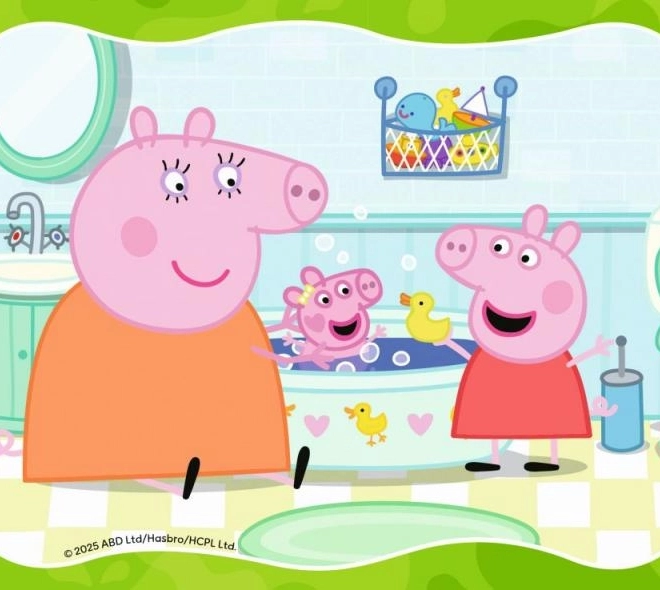 Puzzle 4v1 Peppa Wutz