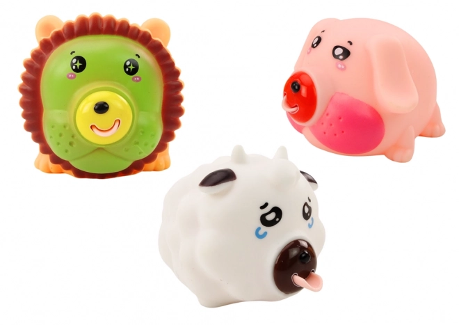 Antistress Tierfiguren Löwe Schwein Kuh Spielzeug