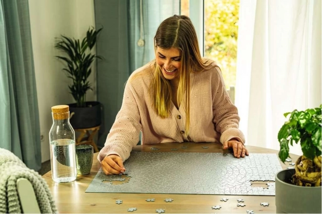 RAVENSBURGER Puzzle KRYPT Silber – 654 Teile
