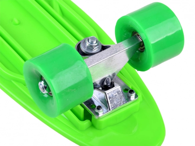 Farbenfrohe FISZKA Skateboard – Grün