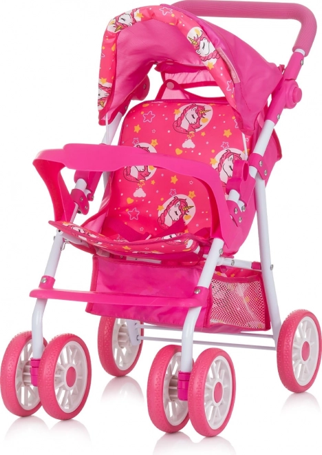 Sportwagen für Puppen Chipolino Dolly Unicorns