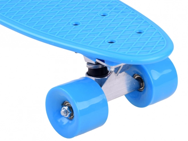 Farbenfrohe FISZKA Skateboard – Blau