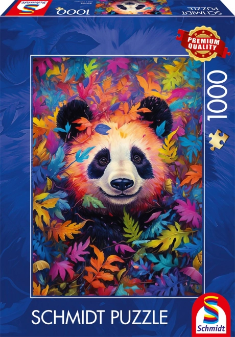 Panda im Regenbogenwald Puzzle 1000 Teile