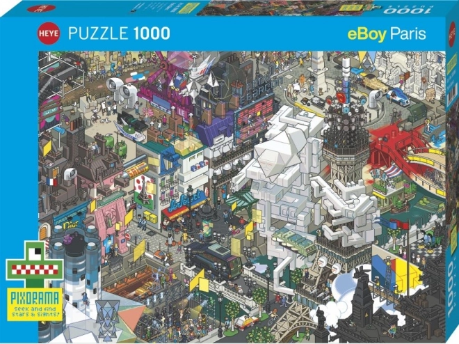Puzzle Pixorama: Pariser Erkundung 1000 Teile