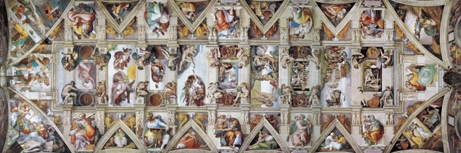 Panorama Puzzle Sixtinische Kapelle 1000 Teile