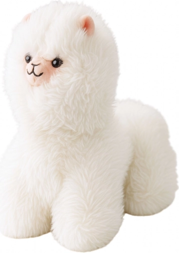 Plüschlama weiß 40 cm