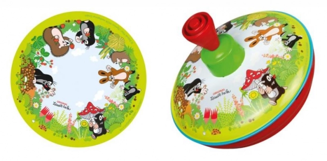 Kreisel mit Krtek Motiv 13 cm