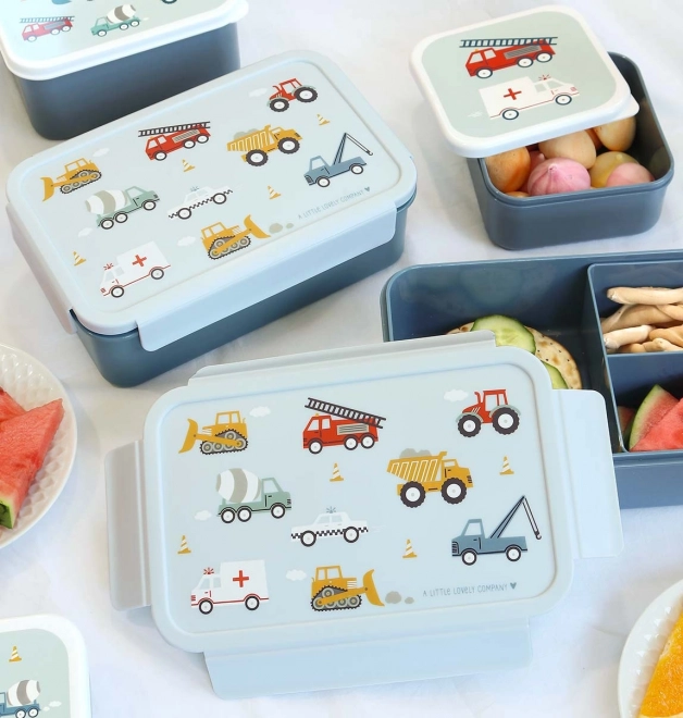 A Little Lovely Company Snack Box – Fahrzeuge