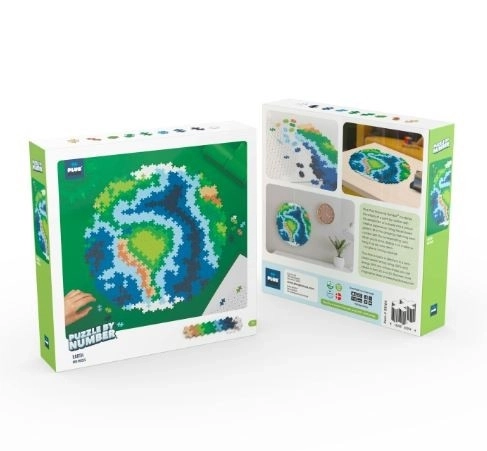Plus-Plus Puzzle Nach Zahlen Erde 800 Teile