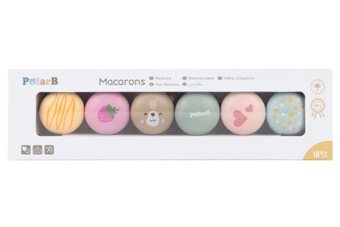 Holz-Macarons Spielset