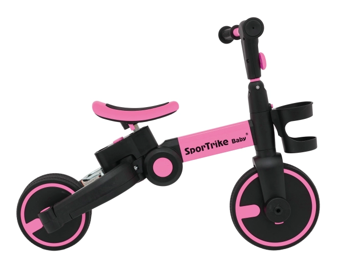 Dreirad Happy Bike 3-in-1 Sportrike Rosa – rosa