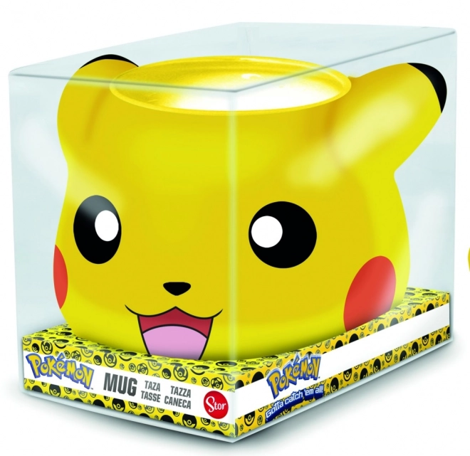 3D Tasse mit Pikachu Motiv