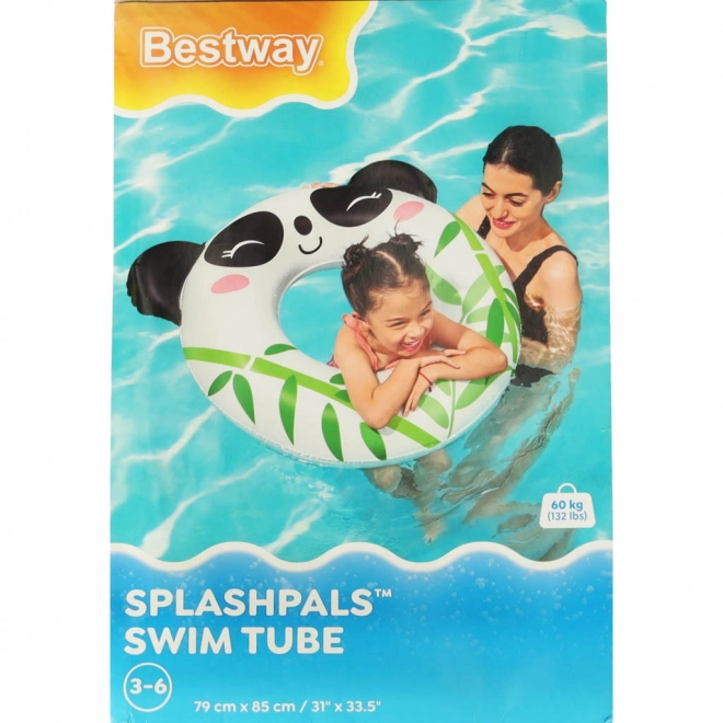 Bestway Aufblasbarer Schwimmring Panda für Kinder