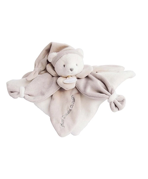 Doudou Geschenkset - Plüsch Schmusetuch Beiger Teddy