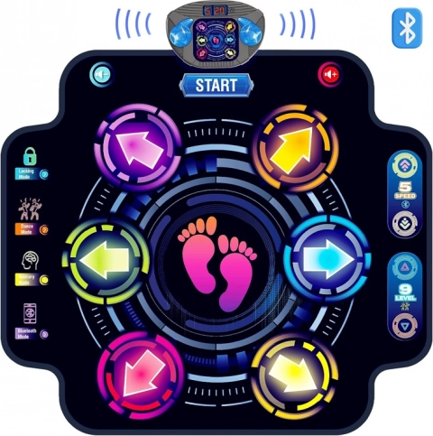 Musikalische Tanzmatte für Kinder mit Bluetooth