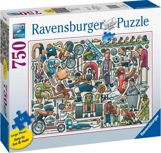 Ravensburger Puzzle Athletische Form 750 Teile