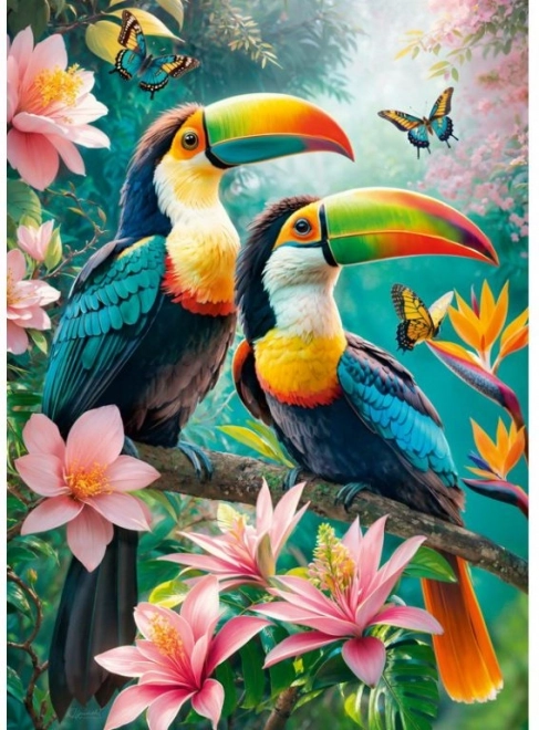 Puzzle Tukane im Paradies 1000 Teile