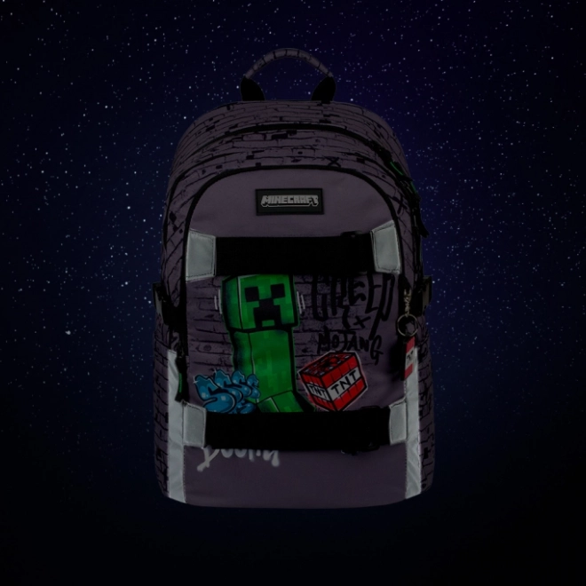 Set 3 Skate Baagl Minecraft TNT: Rucksack, Federmäppchen, Beutel
