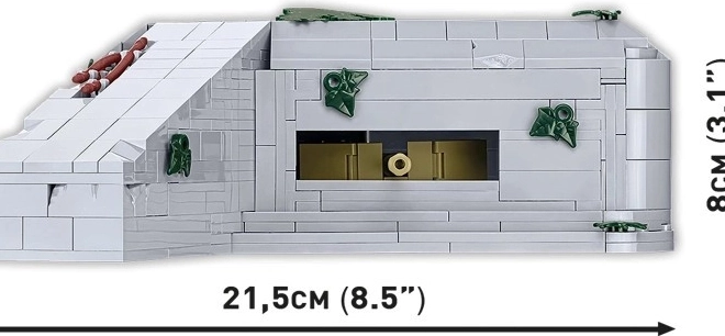 Bunker Regelbau 667 aus COBI Bausteinen
