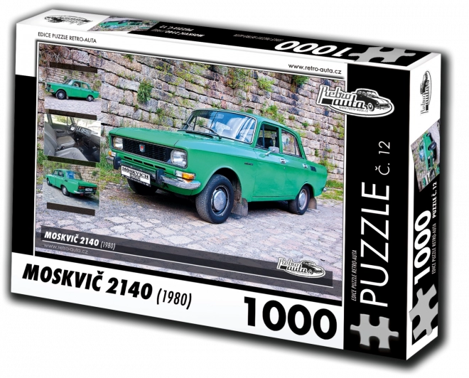 RETRO-AUTA Puzzle Moskwitsch 2140 (1980) 1000 Teile