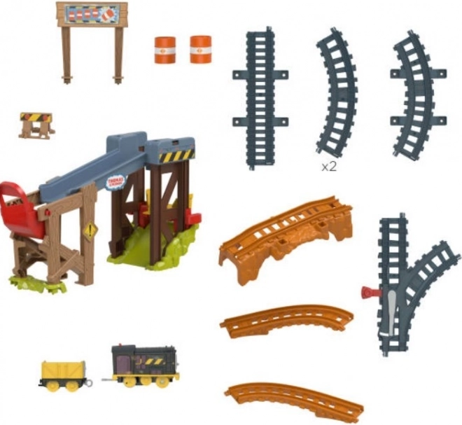 Diesel-Basis auf der Baustelle mit Thomas und Freunden