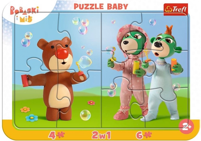 Rahmenpuzzle für die Kleinsten – Lustige Knubbelchen (TREFL)