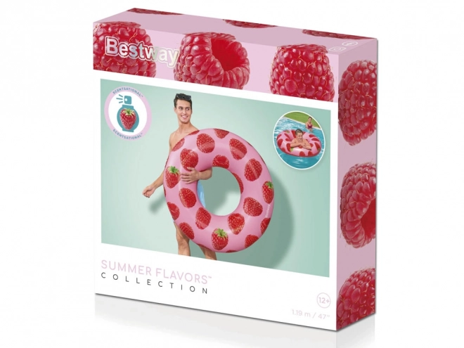 Bestway großes Schwimmring Himbeeren Design