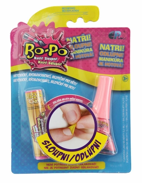 Set Nagellack und Lippenbalsam Bo-Po