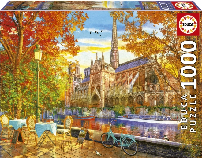 Herbst Notre Dame Puzzle 1000 Teile