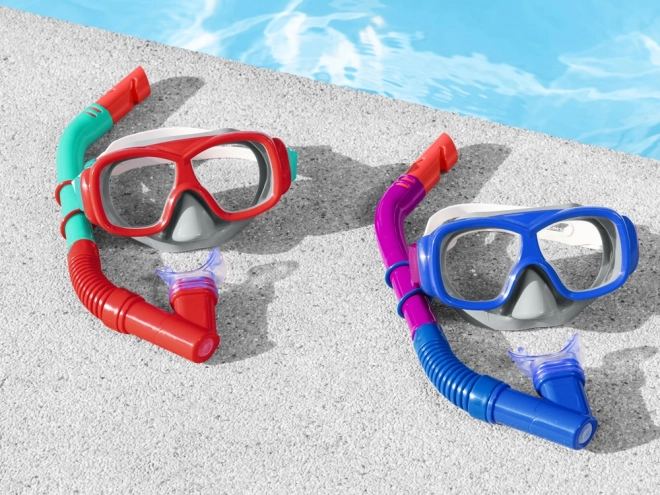 Bestway Hydro Swim Schnorchel-Masken-Set für Kinder – rot