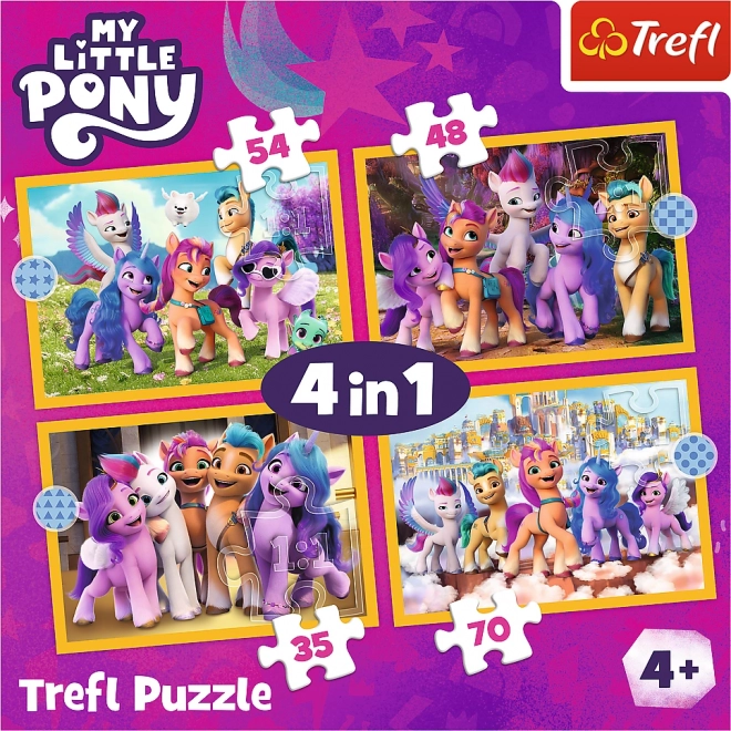 Puzzle 4-in-1 My Little Pony