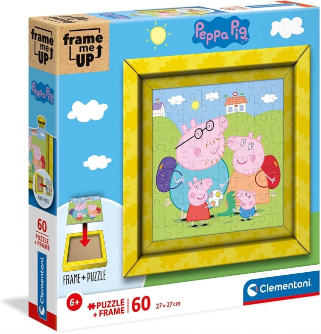 Peppa Wutz - Rahmenpuzzle 60 Teile von Clementoni