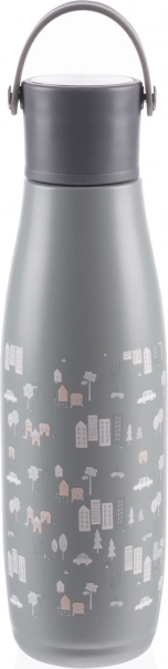 Thermosflasche für Getränke mit Halter 480 ml, City